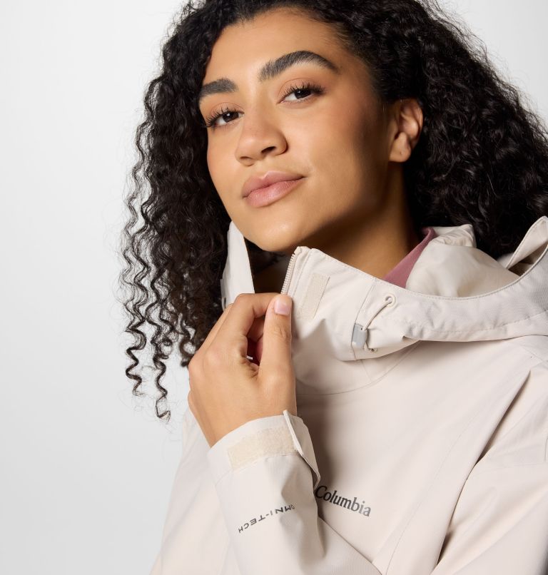 Women's Hikebound II Short Jacket, Color: Dark Stone, Safari, image 4