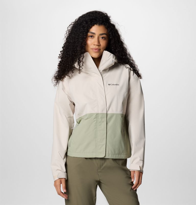 Women's Hikebound II Short Jacket, Color: Dark Stone, Safari, image 1