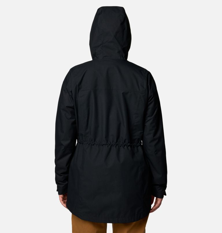 Women's Hikebound II Long Jacket, Color: Black, image 2