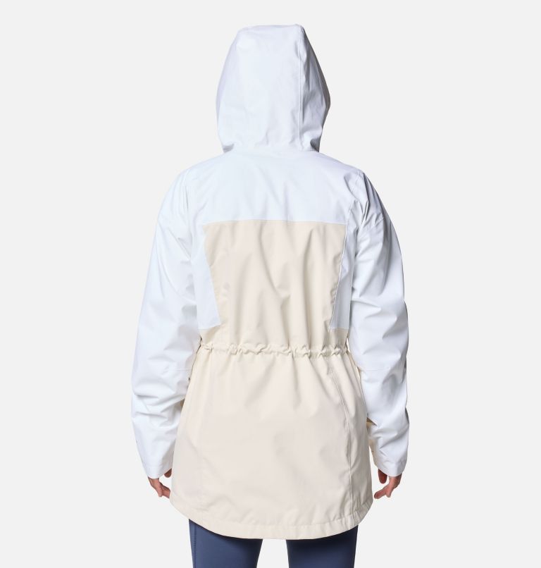 Women's Hikebound II Long Jacket, Color: Chalk, White, image 2