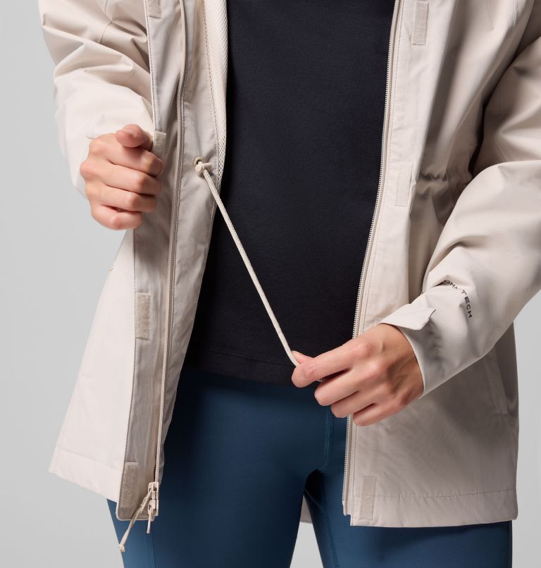 Women's Hikebound II Long Jacket, Color: Dark Stone, image 8