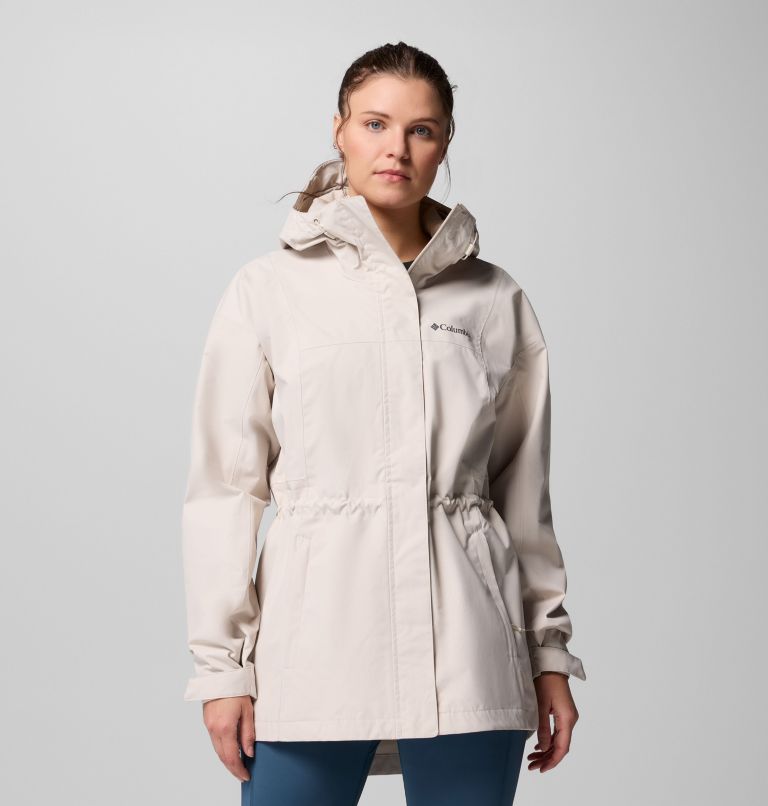 Women's Hikebound II Long Jacket, Color: Dark Stone, image 1