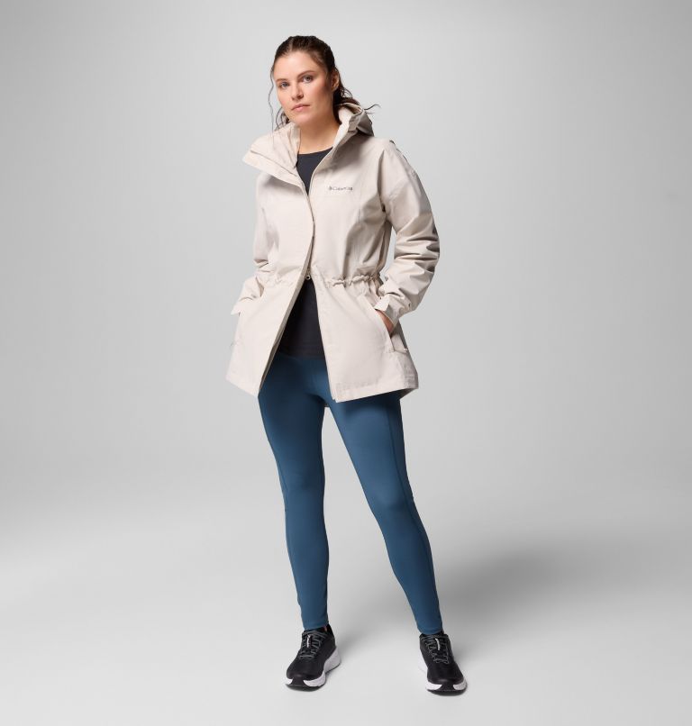Women's Hikebound II Long Jacket, Color: Dark Stone, image 2