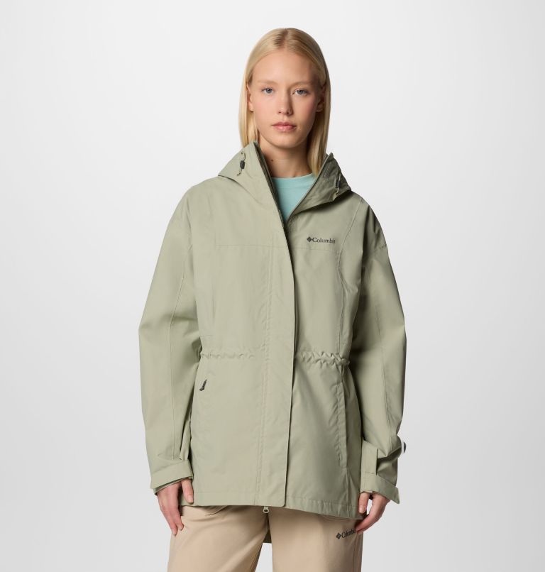 Women's Hikebound II Long Jacket, Color: Safari, image 1