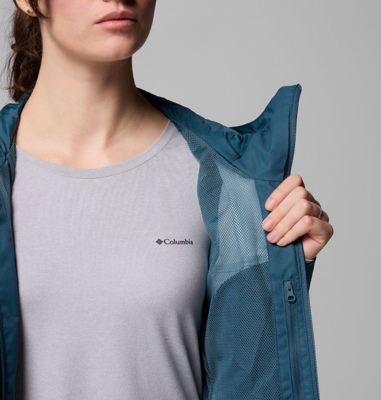 Women's Hikebound II Long Jacket, Color: Everblue, image 6