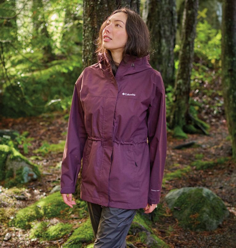 Women's Hikebound II Long Jacket, Color: Moonvista, image 7