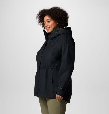 Women's Hikebound II Long Jacket - Plus Size, Color: Black, image 3