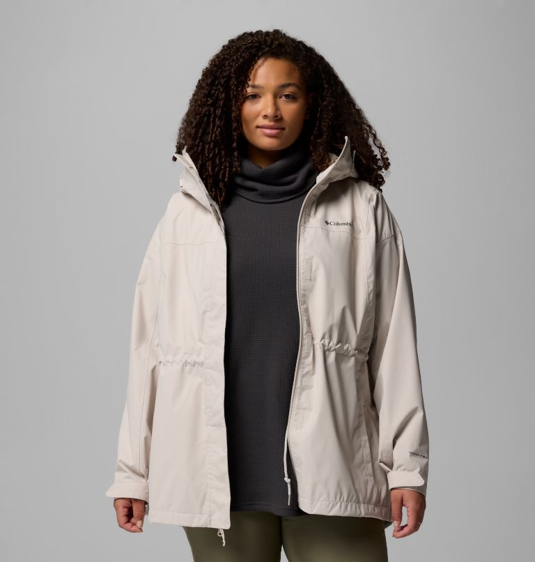 Women's Hikebound II Long Jacket - Plus Size, Color: Dark Stone, image 5