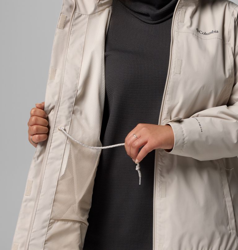Women's Hikebound II Long Jacket - Plus Size, Color: Dark Stone, image 7
