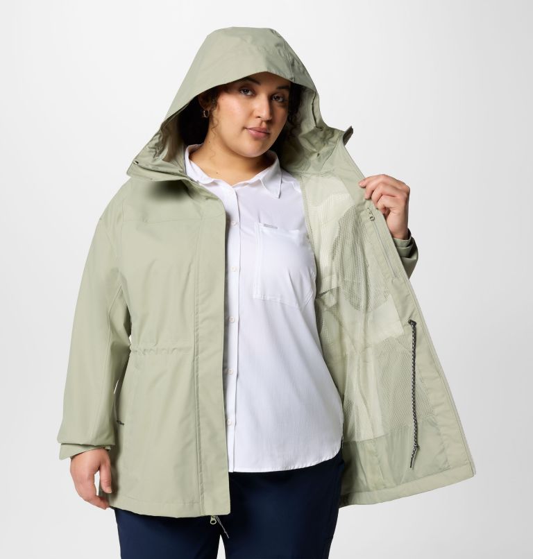 Women's Hikebound II Long Jacket - Plus Size, Color: Safari, image 5