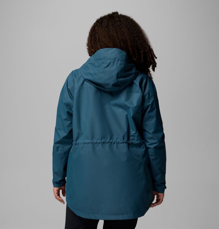 Women's Hikebound II Long Jacket - Plus Size, Color: Everblue, image 3
