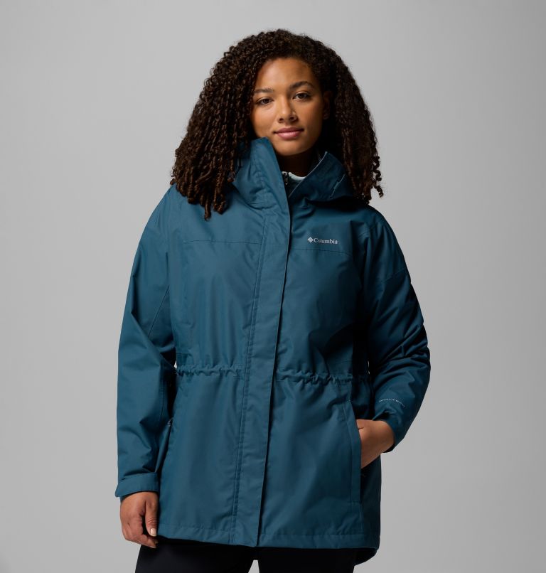 Women's Hikebound II Long Jacket - Plus Size, Color: Everblue, image 1