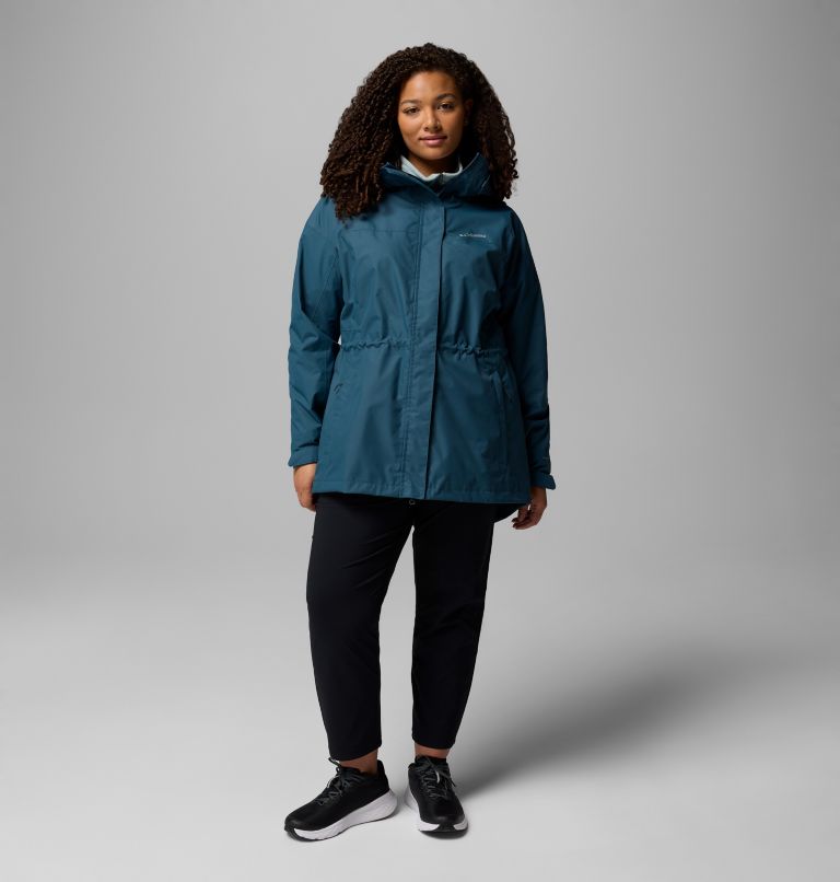 Women's Hikebound II Long Jacket - Plus Size, Color: Everblue, image 2