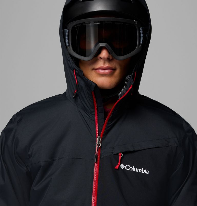 Men's Iceberg Point II Waterproof Ski Jacket, Color: Black, image 7
