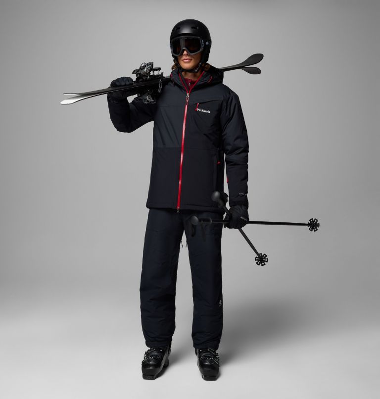 Men's Iceberg Point II Waterproof Ski Jacket, Color: Black, image 2