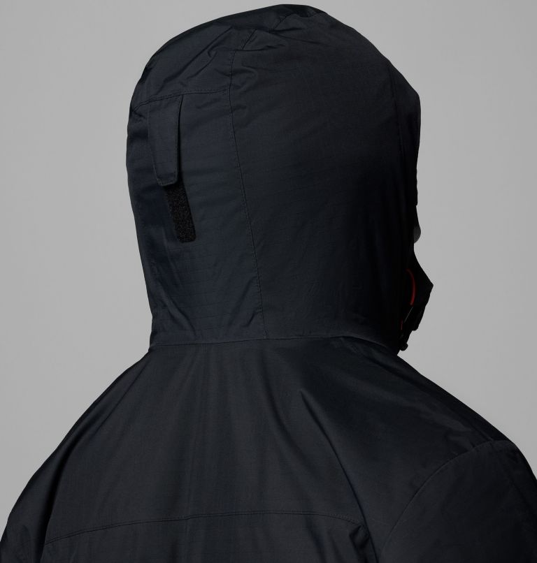 Men's Iceberg Point II Waterproof Ski Jacket, Color: Stone Green, Black, image 11
