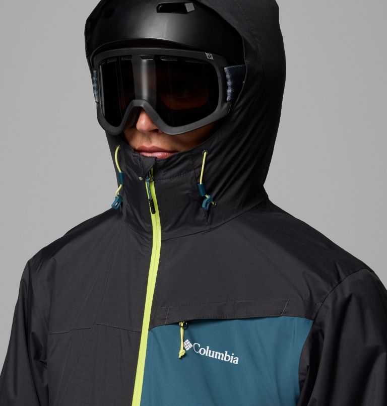 Men's Iceberg Point II Waterproof Ski Jacket, Color: Everblue, Shark, image 7