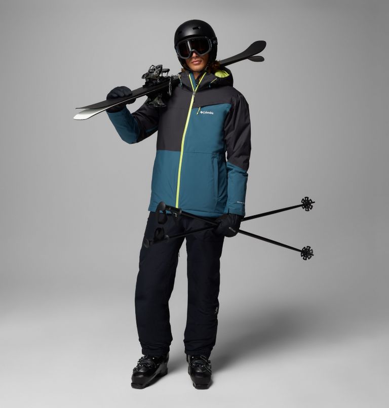 Men's Iceberg Point II Waterproof Ski Jacket, Color: Everblue, Shark, image 2
