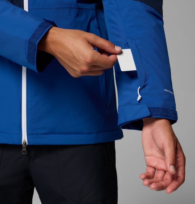 Men's Iceberg Point II Waterproof Ski Jacket, Color: Mountain Blue, Collegiate Navy, image 9