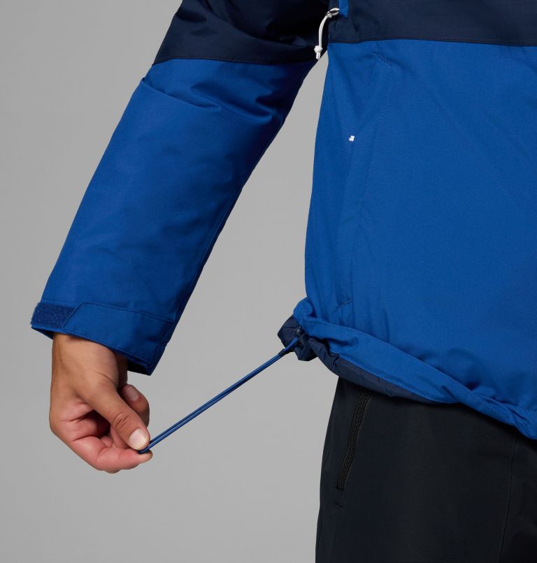 Men's Iceberg Point II Waterproof Ski Jacket, Color: Mountain Blue, Collegiate Navy, image 10