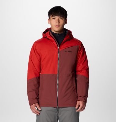 Men's Iceberg Point II Waterproof Ski Jacket, Color: Spice, Sail Red, image 1