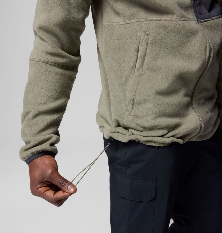 Men's Rapid Expedition II Fleece Jacket, Color: Stone Green, Shark, image 7