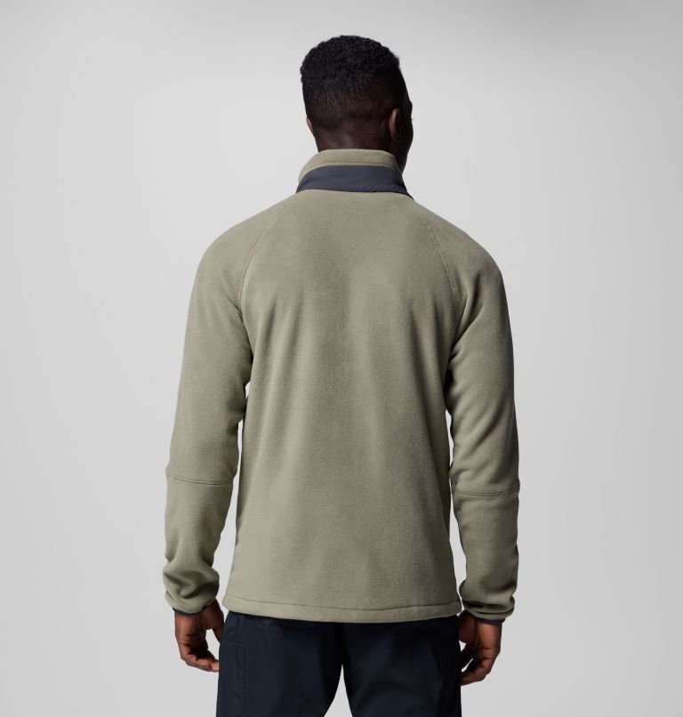 Men's Rapid Expedition II Fleece Jacket, Color: Stone Green, Shark, image 3