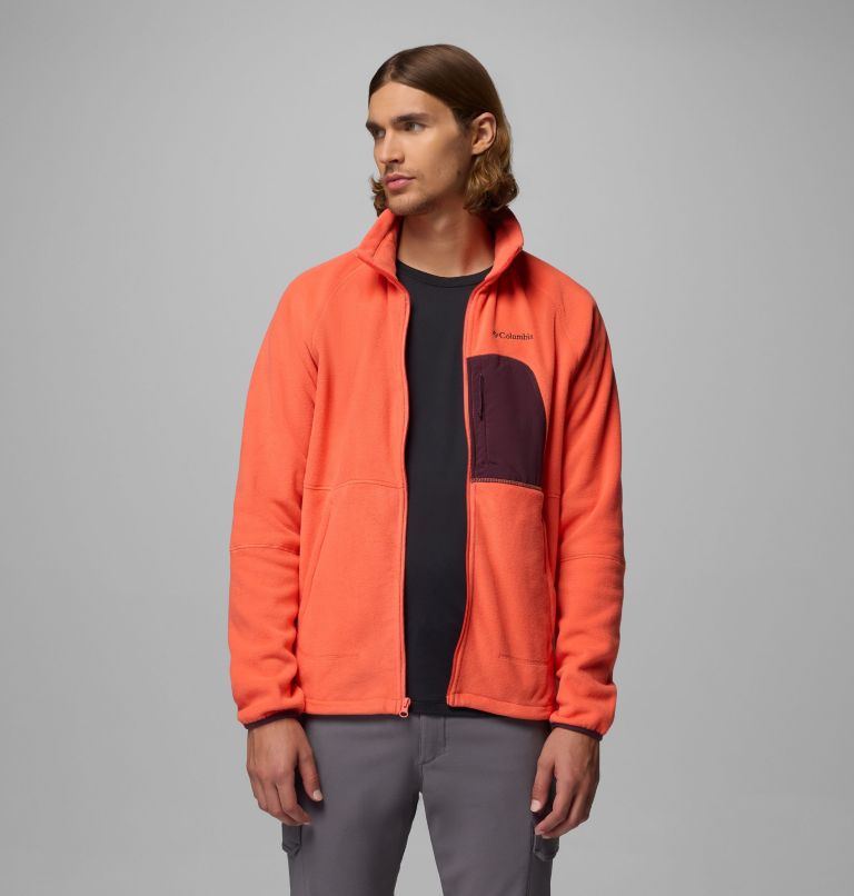 Men's Rapid Expedition II Fleece Jacket, Color: Zing, Moonvista, image 5