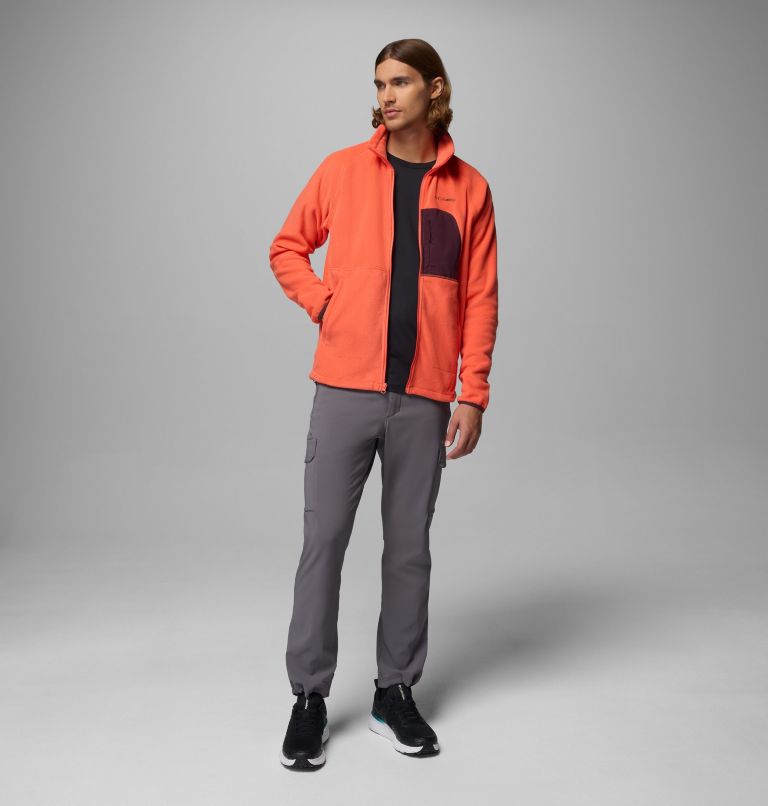 Men's Rapid Expedition II Fleece Jacket, Color: Zing, Moonvista, image 2