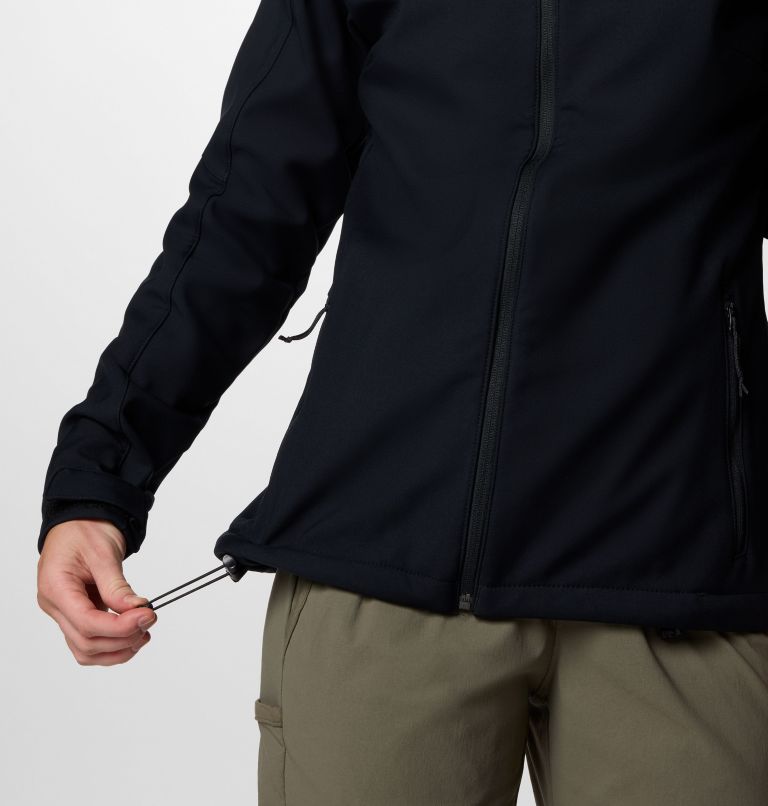 Women's Cascade Ridge III Softshell Jacket, Color: Black, image 7