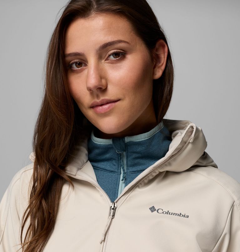 Women's Cascade Ridge III Softshell Jacket, Color: Dark Stone, image 6