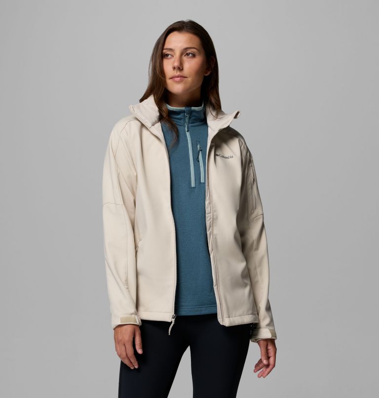 Women's Cascade Ridge III Softshell Jacket, Color: Dark Stone, image 1