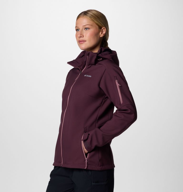 Women's Cascade Ridge III Softshell Jacket, Color: Moonvista, image 3