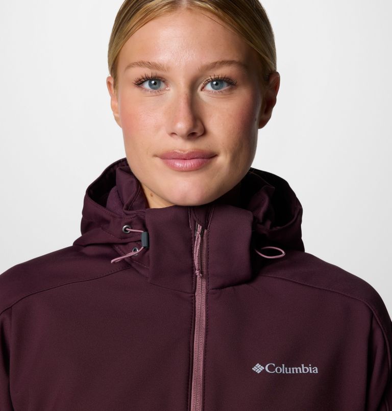 Women's Cascade Ridge III Softshell Jacket, Color: Moonvista, image 4