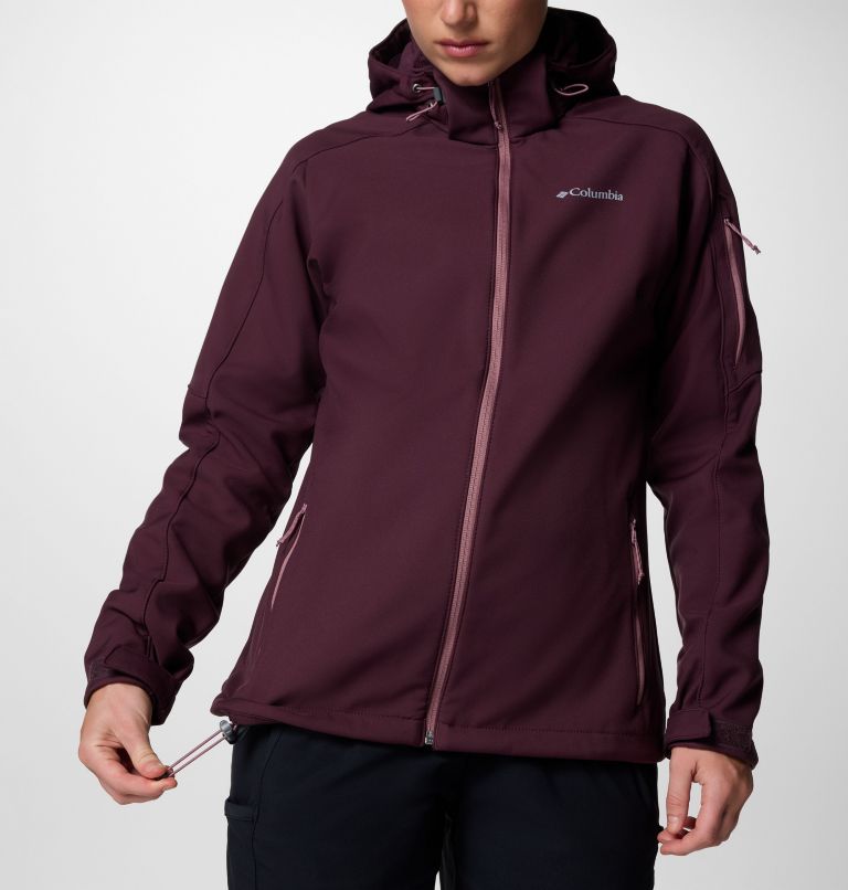 Women's Cascade Ridge III Softshell Jacket, Color: Moonvista, image 7
