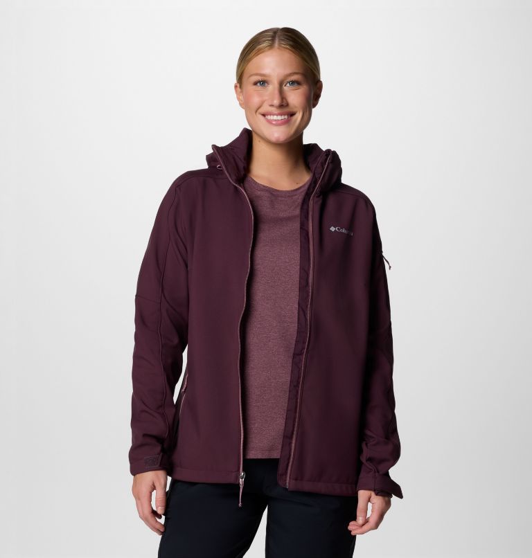 Women's Cascade Ridge III Softshell Jacket, Color: Moonvista, image 8
