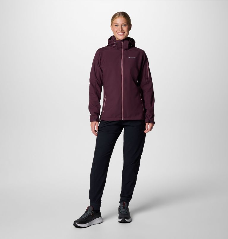 Women's Cascade Ridge III Softshell Jacket, Color: Moonvista, image 9