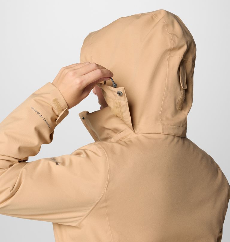 Women's Pulaski II 3-in-1 Waterproof Jacket, Color: Canoe, Dark Stone, image 6
