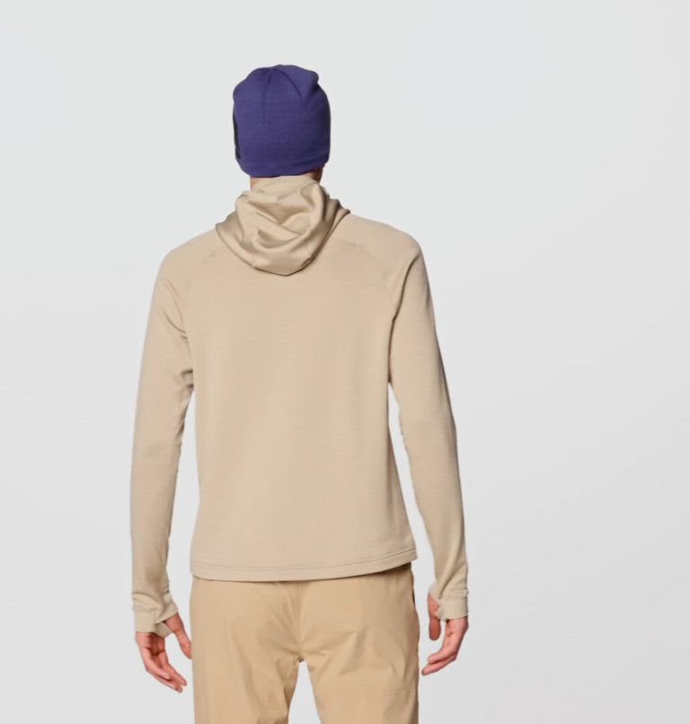 Men's Up First Tech Fleece Hoody, Color: Badlands Heather