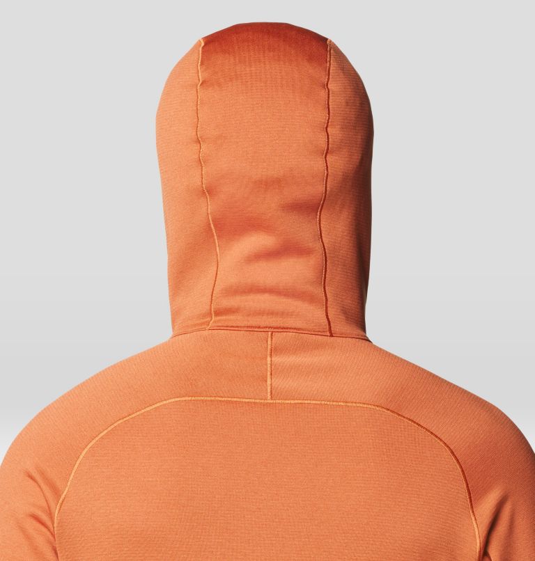 Men's Up First Tech Fleece Hoody, Color: Raw Carnelian Heather, image 6