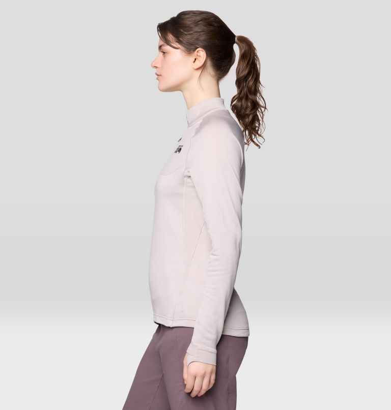 Women's Up First Tech Fleece Quarter Zip, Color: Light Mystic, image 3