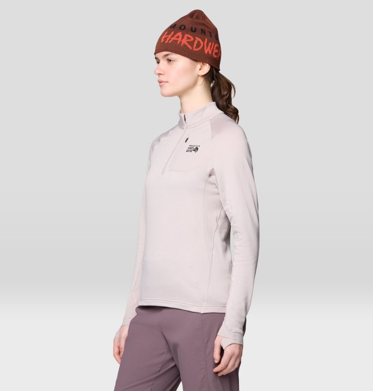 Women's Up First Tech Fleece Quarter Zip, Color: Light Mystic, image 6