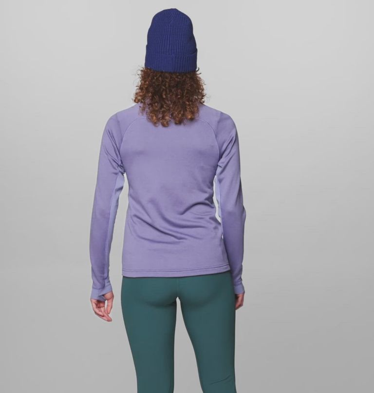 Women's Up First Tech Fleece Quarter Zip, Color: Avid