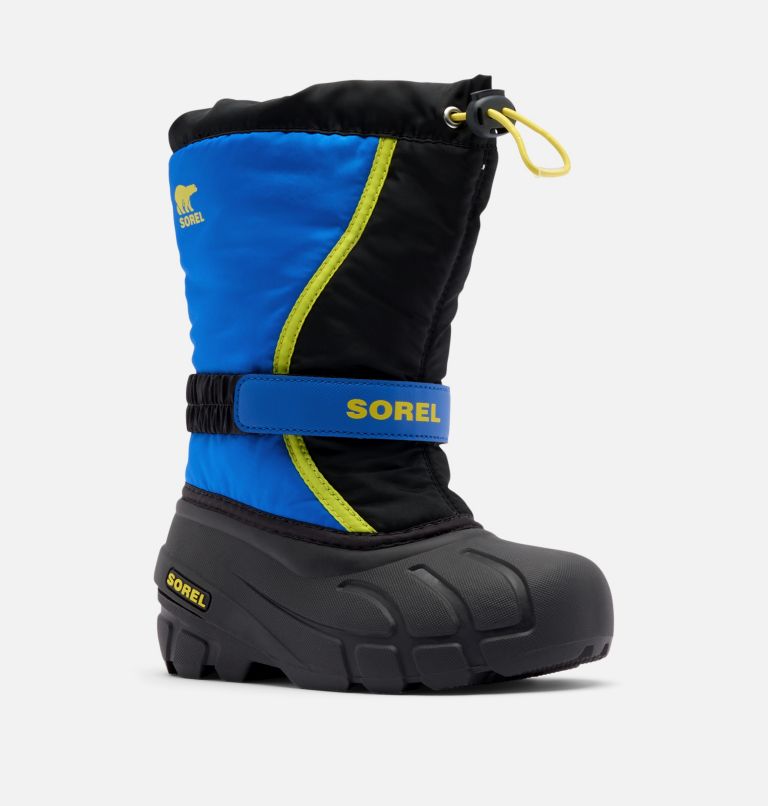 Youth YOUTH FLURRY Snow Boots, Color: Black, Super Blue, image 7