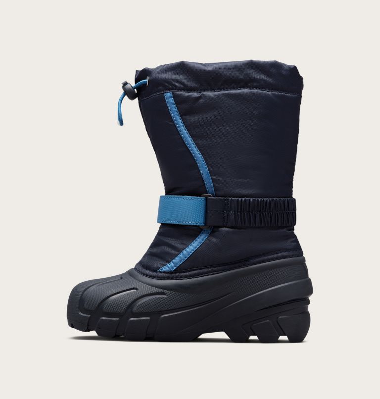 Kids' YOUTH FLURRY Snow Boots, Color: Collegiate Navy, Atmosphere, image 6