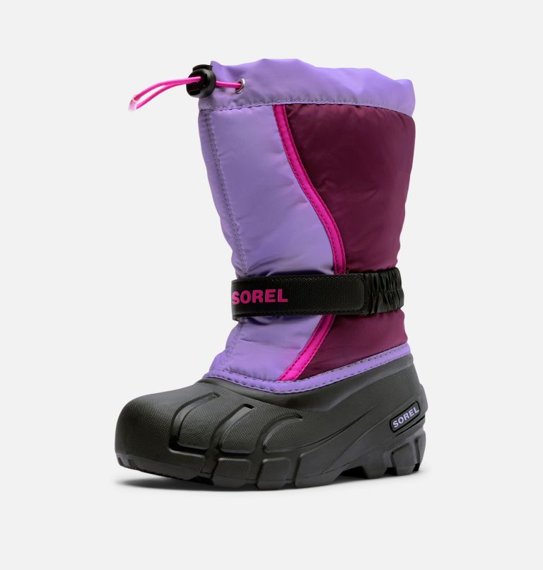 Kids' YOUTH FLURRY Snow Boots, Color: Purple Dahlia, Paisley Purple, image 7