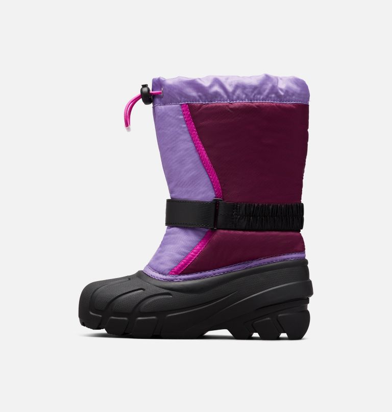 Kids' YOUTH FLURRY Snow Boots, Color: Purple Dahlia, Paisley Purple, image 4