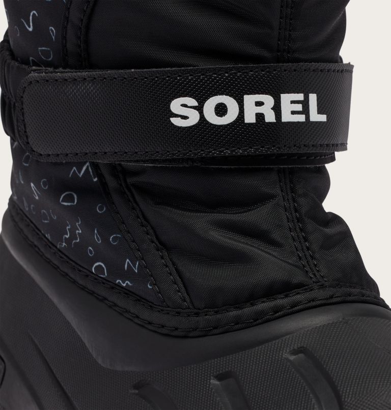 FLURRY Print Youth Boot, Color: Black, Sea Salt, image 9