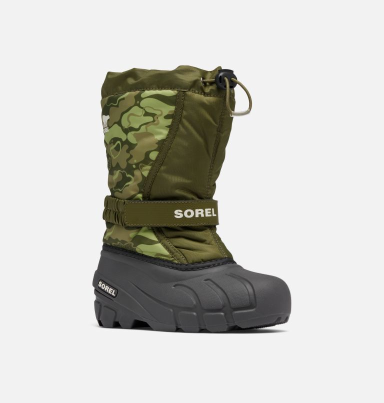 FLURRY Print Youth Boot, Color: Utility Green, Savory, image 7