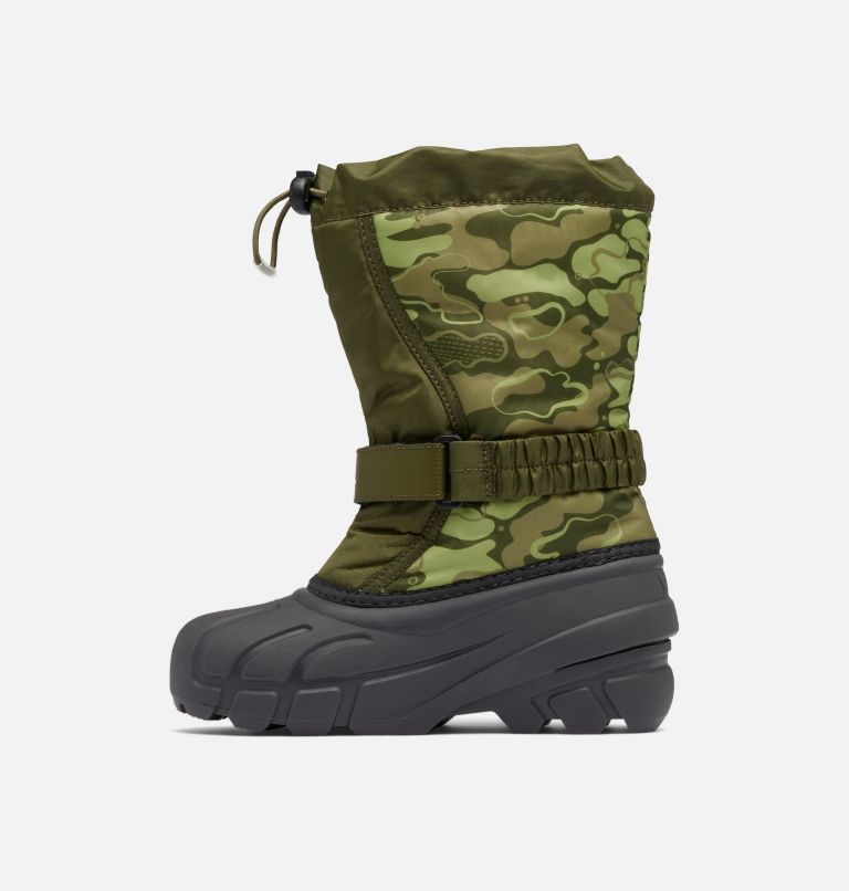 FLURRY Print Youth Boot, Color: Utility Green, Savory, image 4